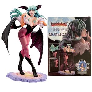 Finger Toys Anime Demon Warrior Vampireed Hunter Morrigan Aensland Action Figure Toys Darkstalkers Bishoujo Collection Halloween Model Doll