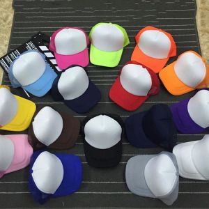 Nave veloce Cappello da baseball per cappello da camionista sublimatico vuoto Personalizzato per feste con stampa logo Cappellini per camionisti Cappello a rete in schiuma ricamata LL