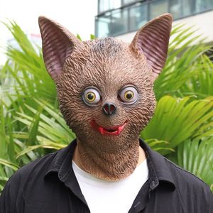 Party Masks Cat Mask Halloween Animal Scary Adult Cosplay Full Head Latex Devil Costumes Props 230904