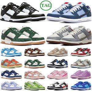 Low Top Casual Shoes Designer Panda Shoe Grey Fog Triple Pink White Blue Gold N Photon Dust Court Team Gree Purple GAI Mens Trainers Sneakers Breathable Mesh