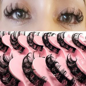 False Eyelashes 210Pairs 3D Mink Lashes russian strip lash Dramatic Faux Cils Makeup Wholesale Fake Eyelash Extension maquiagem 230904