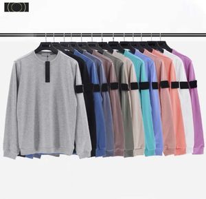 Felpe da uomo Designer topstoney Island felpa con cappuccio stone pull Pullover casual Autunno O Collo nero Felpe con cappuccio da donna 18 maglione a maniche lunghe color caramello bussola top 1555