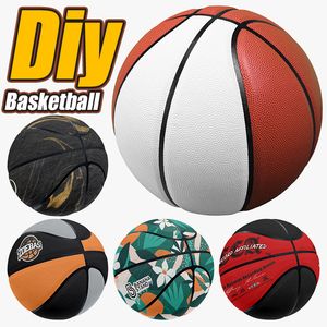 custom Basketball diy Basketball Adolescents children hot outdoor sports Basketball game team training equipment Factory direct sales