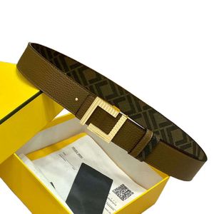 Cintura di marca di moda Uomo Cintura di lusso con fibbia di design Cintura da donna in vera pelle Doppia faccia Cinture da lavoro Abito da lavoro Jeans Cintura Larghezza 4 cm Alta qualità