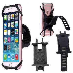 Heißer Verkauf Fahrrad Telefon Halter Universal Silikon Fahrrad Motorrad Roller Fahrrad Halterung Ständer Handy Halter