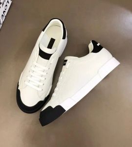 Lüks 23S/s Calfskin Nappa Man Spor Sakeleri Ayakkabı Beyaz Siyah Deri Eğitimler Ünlü Markalar Konfor Çift Kaykay Erkekler Günlük Yürüyüş Orijinal Kutu EU38-44