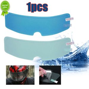 Nowy nowy hełm Clear Anti-Fog Patch Film Universal Lens Film for Motorcycle Visor Fog Odporne na moto Akcesoria wyścigowe