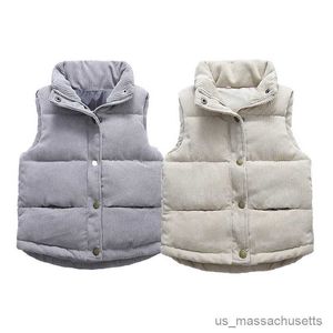 Down Coat 2023 New Children Warm Thicken Vest Baby Cotton Waistcoat Kids Outerwear Coat Children Clothing Boys Girls Brand Jackets Vest R230905