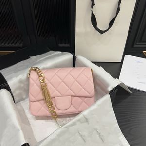 23A Mulheres Classic Underarm Bag Flap Quilted Plaid Bag Luxury Designer Metal Hardware Bolsa Cintura Mini Change Bag Card Clip Key Bolsa Bolsa 20cm