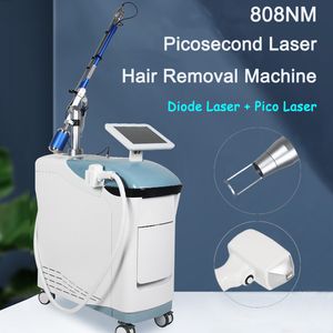 Factory Supply Diode Laser & Picosecond Laser Skin Care Equipment Remove Tattoo Pigment Wash Eyebrow Acne Treatment 808nm Laser Hair Removal Device