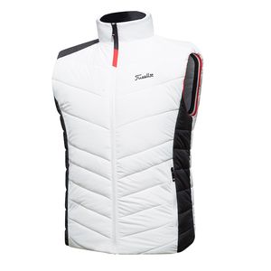 Andra sportartiklar Autumn Winter Golf Jacket Vest för män ner bomullsvindtätt varmt slitage Huvmäster Mäster Mens Fashion Loose Coats 230904