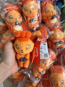 Peluş Anahtarlık 10 Buah Lot Ateş 12cm Mainan Boneka Lembut Gantungan Kunci Liontin Anak Hadiah Natal 230905