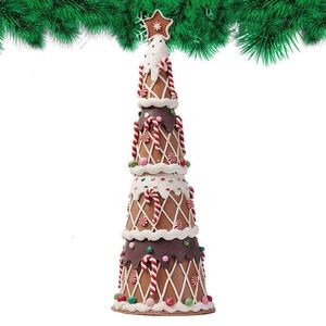 Decorazioni natalizie Albero di Natale Decorazione da tavola Fondente Cioccolato Bastoncino di zucchero Decorazioni per l'albero di Natale Decorazioni per la tavola di Natale Centrotavola 230904