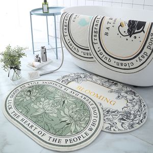 Carpets NonSlip Bath Mat Absorbent INS Style Doormat Entrance Mats Balcony Porch Area Rugs Living Room Bathroom Alfombra 230905