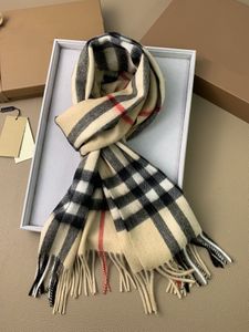Дизайнерский мужской шарф Женский кашемировый шарф Зимний открытый теплый кашемировый шарф в клетку ветрозащитный нагрудник классическая мода