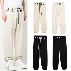 23SS Mens feminino Brand Sports Palm Palms Sorto Joggers Carta casual Impressão de streetwear anjos de petiscos soltos calças de moletom feminino