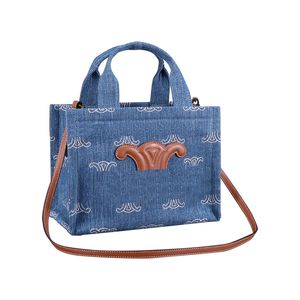 Haftowana jeansowa torba skórzana torebki designerskie torby dla kobiet małe krzyżowe torba na ramię plecak torebki torebki na zakupy