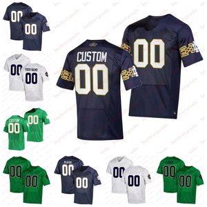 Maglia personalizzata Notre Dame Fighting Irish Football Jaden Mickey Ty Chan Audric Estime Cane Berrong Kevin Bauman Avery Davis Gi'Bran Payne Philip Riley Maglie