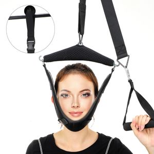 Massageando travesseiros de pescoço, cinto de tração cervical sobre a porta, kit de suspensão ajustável, dispositivo de estilingue, maca de correção 230904