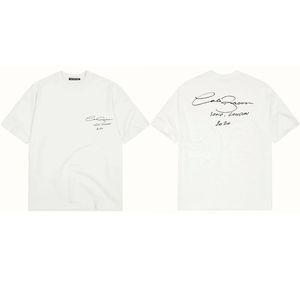 Cole Buxton Streetwear Letter Fashion Moda de manga curta Mulheres redondas pescoço Cole Buxton Camiseta Designer de verão Cole Buxton Mens T-shirtsvksk