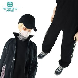 Puppenzubehör BJD-Kleidung für 6875 cm SD13 SD17 POPO68 Spielzeug Kugelgelenkpuppe Mode-Jeansmantel 230904