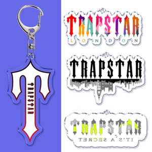 Fashion Trap Acrylic Keychain Letter Key Chains for Men Women Accessories Keychains Cute Bag Pendant Key Ring Jewelry Gift