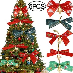 Christmas Decorations Tree Bow For Home Wedding Party Decoration 2024 Year Navidad Gifts Crafts 230905