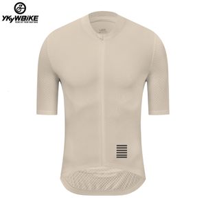 サイクリングシャツトップスYKYWBIKE MENサイクリングジャージーMTB MAILLOTバイクシャツダウンヒルジャージー高品質のプロチームトリコタマウンテン自転車服230904