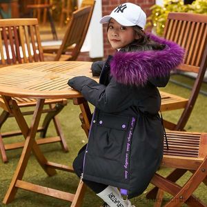 Down Coat Real Girls Winter Down Jacket Warm Down Fashion Snow Wear Kids Thick Coat Children Outfit 4 Colors R230905