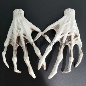 Party Decoration Halloween Skeleton Hand Haunted House Bar Escape Horror Decoration Props Ghost Hand Witch Hand X0905