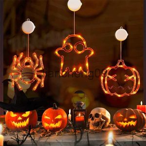 Decorazioni per feste Decorazioni di Halloween per la casa Zucca Fantasma Lampada a pipistrello Halloween Ornamenti pendenti Lampada a ventosa Lanterna Decorazione natalizia x0905 x0905