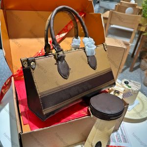 East West Shopping Onthego Borse da donna nere in rilievo Borse firmate Borsa da donna di design Borsa da donna casual di grande capacità Borse a tracolla