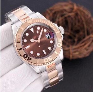 Z pudełkiem mężczyzn ogląda szafir 18 K Rose Gold 116621-78801 Stalowa bransoletka 40 mm automatyczne zegarki męskie na rękę