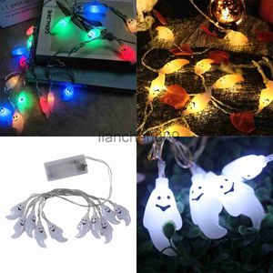 Party Decoration Halloween Ghost 1.5M 10LED String Lights Happy Halloween Party Decor For Home Kids Ghost Festival Light Horror Party Supplies x0905