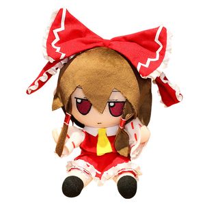 Plush Dolls Boneka lembut Cosplay Anime Jepang baru 20CM hakulei Reimu Kirisame Komeiji Koishi boneka duduk lucu hadiah 230905