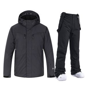 Skiing Suits Setelan Ski Musim Dingin Jaket dan Celana Merek Pria Pakaian Hangat Snowboard Tahan Angin Kualitas Tinggi Super 230905