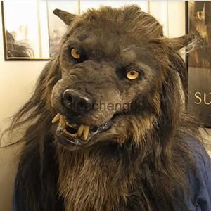 Party Decoration Halloween Wolf Mask Headwear Costume Mask Headgear For Masquerade Costume Party Toys For Adults Birthday Christmas Gift x0905