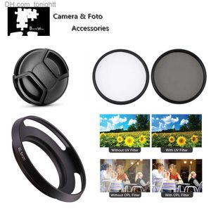 Filters 40.5mm UV CPL Circular Polarizing Filter Lens Hood Cap For ZV-E10 A6400 A6300 A6100 A6000 A5100 A5000 Camera 16-50mm Lens Q230905