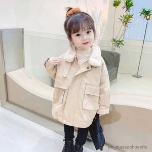 Down Coat 2-10 Years Kids Winter Thick Long Jackets for Girls Warm Turn Down Collar Outwear Coat Toddler Baby Overcoat 4 5 6 7 8 9 R230905