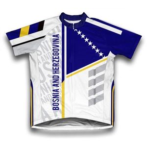 Bisiklet Gömlekleri Üstleri Bosna ve Herzegovina Erkekler Klasik Bisiklet Takımı Kısa Kollu Bisiklet Yolu Mountain Race Giyim 230904