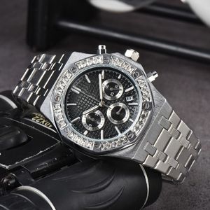 APS Wrist Watches for Men 2023 New Mens Watches All Dial Work Work Quartz Watch عالية الجودة عالية الجودة العلامة التجارية الفاخرة الكرونوغراف ساعة مشاهدة الرجال
