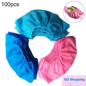 Quality Disposable Shoe Covers Indoor Cleaning Floor Non-Woven Fabric Overshoes Boot Non-slip Odor-proof Galosh Prevent Wet Shoes