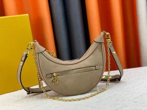 Design Luxury High Quality Printed Chain Crescent Bag Fashion Ladies Shoulder Bag Dual Purpose Crossbody M81166