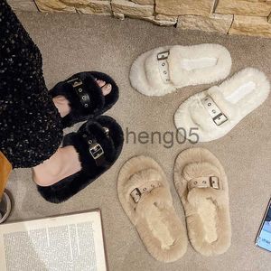 Chinelos femininos sapatos casa chinelos mulheres flip flops rebanho baixo slides 2023 massagem pelúcia borracha plana com pele básica x0905