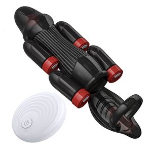 Masturbadores Penis Manga Vibrador Masculino Masturbação Brinquedos 6 Bala Vibradores Ampliação para Exercício Homem Anel Masculino Massageador 230904