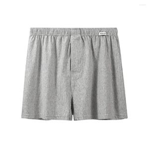 Unterhosen Herren Baumwolle Unterwäsche Boxershorts Shorts Bulge Plus Size Abnehmbare Peni Bugle Pouch Schlafhose Boxershorts