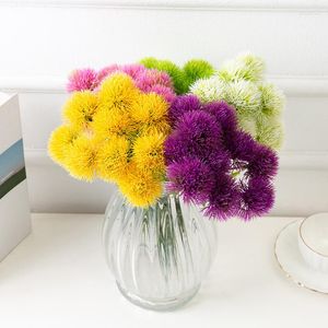 Fiori decorativi 1 PC Simulazione Taraxacum Fiore di plastica per la decorazione domestica Accessori Anno Natale Featival Decorazioni per matrimoni romantici