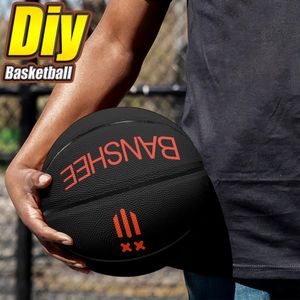 custom Basketball diy Basketball Adolescents men women youth children outdoor sports Basketball game team training equipment Factory direct sales 116189