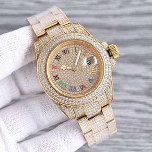 MN1W 216V 2023Wristwatch Mens Diamond Watch 42MM Automatic Mechanical Watch Ladi Wristwatch Montre de Luxe Stainls Steel For Men Fashion Wristwatch