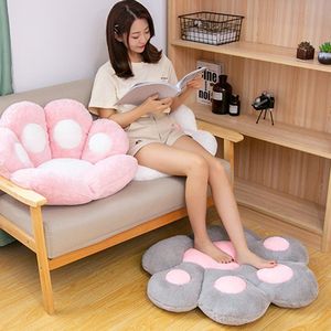 Cushion/Decorative Pillow Cat Paw Shape Sofa Office Seat Cushion Lazy Person Integrated Sofa Desk Seat Backrest Pillow Cute Warm Home Office Chair Pad 230905